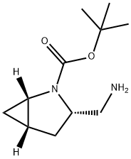 (1s,3s,5s)-2-boc-2-azabicyclo[3.1.0]hexane-3-methylamine Struktur