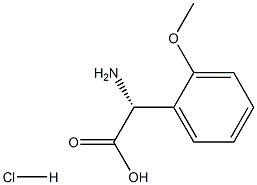 R-2-甲氧基苯甘氨酸盐酸盐,103889-79-8,结构式