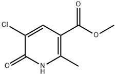 5-Chloro-6-hydroxy-2-methyl-nicotinic acid methyl ester Structure