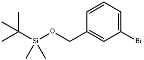 Silane, [(3-bromophenyl)methoxy](1,1-dimethylethyl)dimethyl- Structure