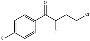 4-氯-1-(4-氯苯基)-2- 氟丁烷 -1-酮, 104110-81-8, 结构式