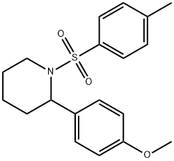 2-(4-Methoxy-phenyl)-1-(toluene-4-sulfonyl)-piperidine Structure