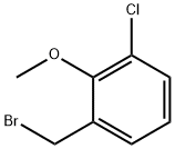 Benzene, 1-(bromomethyl)-3-chloro-2-methoxy- Struktur