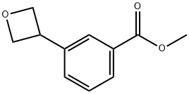 METHYL 3-(OXETAN-3-YL)BENZOATE Structure