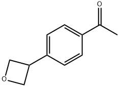 1-(4-(OXETAN-3-YL)PHENYL)ETHANONE 化学構造式