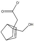 Bicyclo[2.2.1]hept-5-ene-2-methanol,2-acetate Struktur