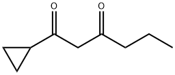 1-cyclopropylhexane-1,3-dione Structure