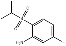 5-氟-2-(异丙基磺酰基)苯胺, 1048919-39-6, 结构式