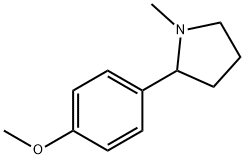 2-(4-METHOXY-PHENYL)-1-METHYL-PYRROLIDINE Structure