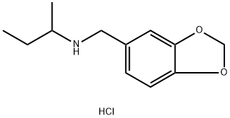 [(2H-1,3-benzodioxol-5-yl)methyl](butan-2-yl)amine hydrochloride Struktur