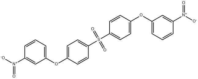 1,1'-[sulfonylbis(benzene-4,1-diyloxy)]bis(3-nitrobenzene) Structure