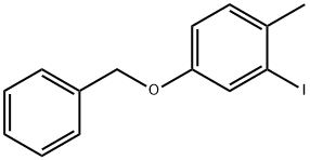 4-Benzyloxy-2-iodo-1-methyl-benzene 结构式