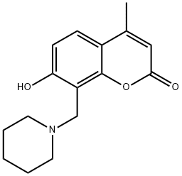 2H-1-Benzopyran-2-one,7-hydroxy-4-methyl-8-(1-piperidinylmethyl)-|