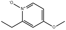 2-乙基-4-甲氧基吡啶氮氧化物, 105552-60-1, 结构式
