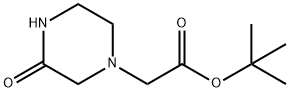 tert-butyl (3-oxopiperazin-1-yl)acetate Struktur