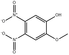 Phenol,2-methoxy-4,5-dinitro- 结构式