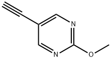5-乙炔-2-甲氧基嘧啶, 1059705-07-5, 结构式