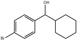 Cyclohexyl (4-bromoophenyl)methanol Struktur