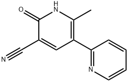 6-methyl-2-oxo-5-pyridin-2-yl-1H-pyridine-3-carbonitrile Structure