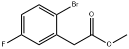 (2-溴-5-氟苯基)乙酸甲酯, 1069115-12-3, 结构式