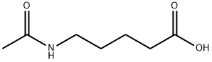 5-(乙酰化氨基)戊酸, 1072-10-2, 结构式