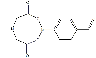 4-(6-Methyl-4,8-dioxo-1,3,6,2-dioxazaborocan-2-yl)benzaldehyde Structure