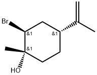 (1S,2S,4R)-2-溴-1-甲基-4-(丙-1-烯-2-基)环己醇, 107438-36-8, 结构式