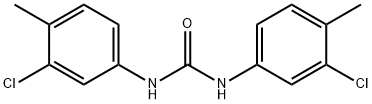 1,3-bis(3-chloro-4-methylphenyl)urea Struktur