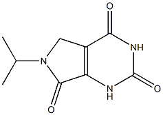6-ISOPROPYL-5,6-DIHYDRO-1H-PYRROLO[3,4-D]PYRIMIDINE-2,4,7(3H)-TRIONE 化学構造式