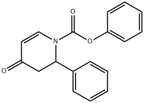 PHENYL 4-OXO-2-PHENYL-3,4-DIHYDROPYRIDINE-1(2H)-CARBOXYLATE Structure