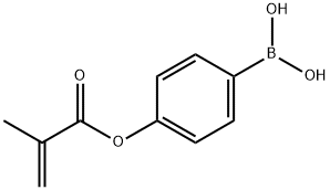4-(2-甲基丙烯基)羰基氧基苯硼酸,108305-42-6,结构式