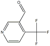 4-Trifluoromethyl-pyridine-3-carbaldehyde,1083197-78-7,结构式