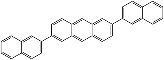 2,6-DI(2-NAPHTYL)ANTHRACENE, 1086103-31-2, 结构式
