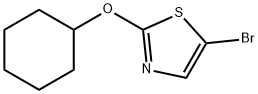 5-bromo-2-cyclohexyloxy-1,3-thiazole, 1086382-70-8, 结构式