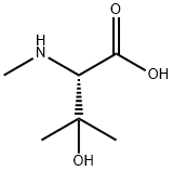 3-Hydroxy-3-methyl-2-(methylamino)butyric Acid Structure