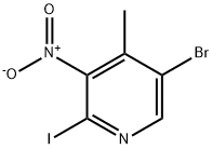 5-溴-2-碘-4-甲基-3-硝基吡啶, 1086838-20-1, 结构式
