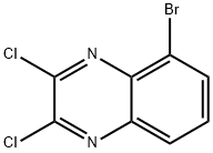 5-bromo-2,3-dichloroquinoxaline Structure