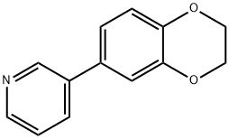 3-(2,3-Dihydro-benzo[1,4]dioxin-6-yl)-pyridine 结构式