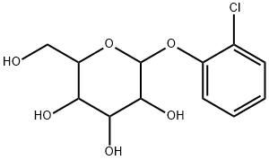 (2S,3R,4S,5S,6R)-2-(2-chlorophenoxy)-6-(hydroxymethyl)tetrahydro-2H-pyran-3,4,5-triol Struktur