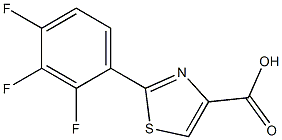 2-(2-三氟甲基苯基)噻唑-4-甲酸, 1094263-34-9, 结构式