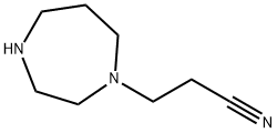 3-(1,4-diazepan-1-yl)propanenitrile Struktur
