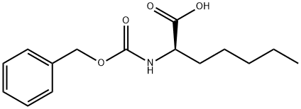 N-Cbz-R-2-amino-Heptanoic acid Struktur