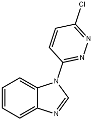 1-(6-氯哒嗪-3-基)-1H-苯并[D]咪唑,109890-25-7,结构式