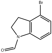 4-Bromo-2,3-dihydro-indole-1-carbaldehyde,1100509-03-2,结构式