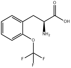 2-(Trifluoromethoxy)-L-phenylalanine,1103894-71-8,结构式