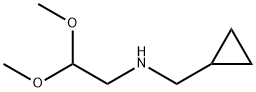 (cyclopropylmethyl)(2,2-dimethoxyethyl)amine Structure
