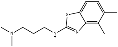 N-(4,5-dimethyl-1,3-benzothiazol-2-yl)-N,N-dimethylpropane-1,3-diamine Structure