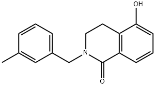 5-hydroxy-2-(3-methylbenzyl)-3,4-dihydroisoquinolin-1(2H)-one Structure