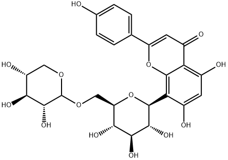 4H-1-Benzopyran-4-one,5,7-dihydroxy-2-(4-hydroxyphenyl)-8-(6-O-D-xylopyranosyl-b-D-glucopyranosyl)-|凝乳酶