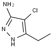 4-chloro-5-ethyl-1H-pyrazol-3-amine Structure